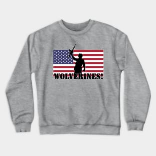 Wolverines! USA Crewneck Sweatshirt